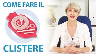 Come farsi un clistere enteroclisma a casa per depurare lintestino By Simona Vignali Naturopata [upl. by Arot]