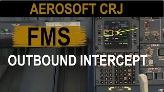 AEROSOFT CRJ FMS TUTORIAL  How To Fly The Radial Outbound In Easy Steps [upl. by Selimah]