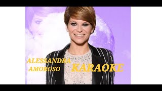 Alessandra Amoroso Comunque Andare KARAOKE [upl. by Adnalue]