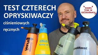 Test opryskiwaczy ciśnieniowych ręcznych Bradas vs Cellfast vs Kwazar vs Gloria [upl. by Euh]