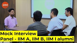 Interview Series  Mock Interview  1  CAT  WAT  GD  PI prep  Panel IIMA IIMB IIMI Alumni [upl. by Clyte]