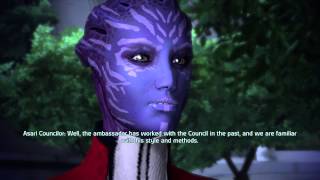 Mass Effect Picking Udina for the Council Paragon [upl. by Widera]