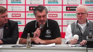 Pressekonferenz MT Melsungen vs SG FlensburgHandwitte [upl. by Silma430]