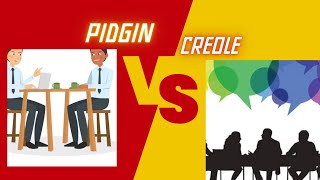 Pidgin VS Creole  Pidginization  Creolization [upl. by Klump757]