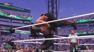 WWE 2K24  Single  Undertaker vs Roman Reigns [upl. by Amiaj779]