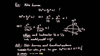 Analytisk geometri flerdim del 2  områden i planet bla elliptisk skiva [upl. by Sielen129]