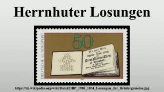 Herrnhuter Losungen [upl. by Eimmis]