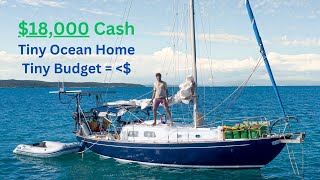 Full SAILBOAT TOUR Tiny 30ft Full Time Live Aboard amp Ocean Sailing Monohull Now 4 Sale  19500 [upl. by Corette]