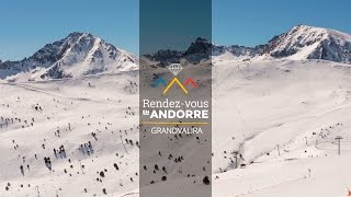 Le Domaine de Grandvalira 1ère station de ski en Andorre [upl. by Ledairam]