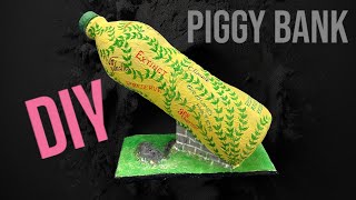 DIY Piggy Bank from a Plastic Bottle  Creative Recycling Ideas  Kids DIY [upl. by Tcideneb]