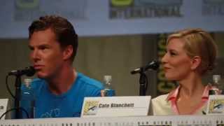 Benedict Benedict Cumberbatch Talks Smaug and Sauron  The Hobbit Panel ComicCon 2014 [upl. by Sorenson]