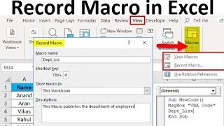 Advanced Excel Users Automate Tasks with Macros  Excel Tutorial [upl. by Latrina]