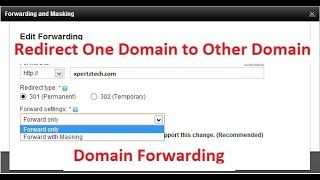 Redirect one domain to another  Domain Forwarding [upl. by Mcleod]