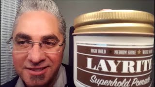 LayRite Superhold Pomade Review [upl. by Jayme730]