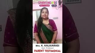 quotHear why parents love our SPARKLING KIDS PRE SCHOOL 🌟 ParentTestimonialsquot bestpreschoolinindia [upl. by Eiramnaej706]