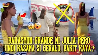 BAKASYON GRANDE ni Julia Barretto na hindi kasama si Gerald Anderson [upl. by Ettenirt73]