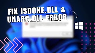 💲 TECH Fix ISDonedll amp Unarcdll Error During Game Installations For All Big Games  English [upl. by Svoboda]