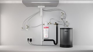 Franke Maris Water Hub  Electronic Taps  Installation  4in1 Solo [upl. by Aitak]