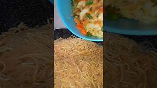 Pancit canton with bihon feandalexvlog Filipinofoodshortvideo [upl. by Ajak]