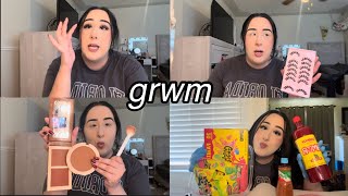 talking GRWM and making candy enchilados [upl. by Anamor]