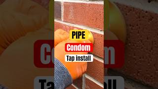 Outdoor tap install how to protect your pipe from getting dirt inside [upl. by Bender]