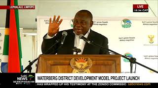 Pres Ramaphosa launches the Waterberg District Development Model project [upl. by William153]