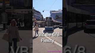 VBZ Be 68 Flexity fährt beim Paradeplatz Zürich ab [upl. by Wolfson]