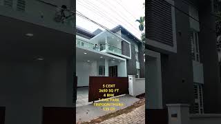 5 CENT2650 SQ FT4 BHK2 CAR PARKTRIPOONITHURA 135 CRproperties tripunithura [upl. by Ytisahc]