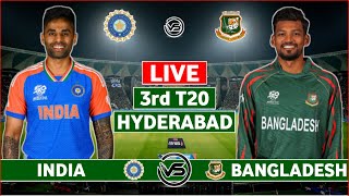 India v Bangladesh 3rd T20 Live Scores  IND vs BAN 3rd T20 Live Scores amp Commentary  India Bowling [upl. by Eenwat474]