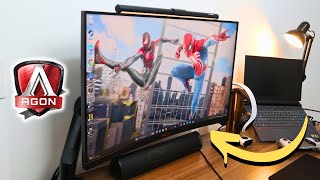 AOC AGON Monitor GIGANTE 32quot GAMER CURVO com 165HZ  1MS  RGB [upl. by Rosabel]