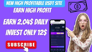 Another new high profitable usdt quantification site  Earn daily Withdraw daily instant withdraw [upl. by Ciryl]