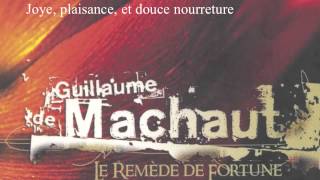 Late Medieval France  Guillaume de Machaut Joye plaisance et douce nourreture [upl. by Yenahteb542]