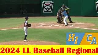 Wailuku HI vs Eastvale CA Baseball Game Highlights 2024 Little League Regional [upl. by Gregory]