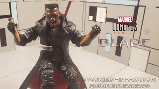 Marvel Legends Blade The Vampire Hunter Action Figure Review [upl. by Roze]