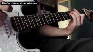 How to play Little Wing Chords by Jimi Hendrix Tutorial tab guitar lesson [upl. by Enier667]