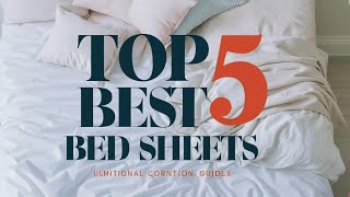 Top 5 Very Best Bed Sheets Reviews in 2024 [upl. by Evol]