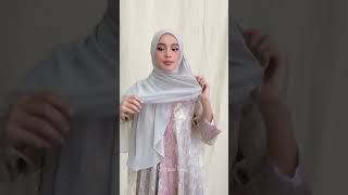 CARA PAKAI TUDUNG SHAWL PALING SIMPLE CANTIK MELETOP [upl. by Iccir289]