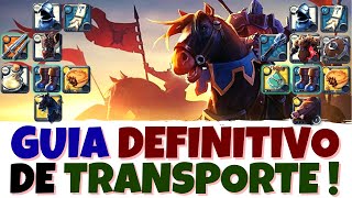 GUIA DE TRANSPORTE Albion Online  MONTARIAS MELHORES ITENS DICAS TUTORIAL Albion Transport Guide [upl. by Modestia]