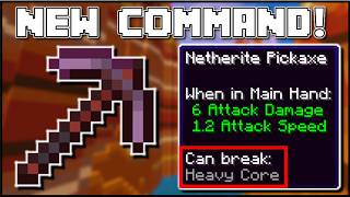 Minecraft 121  How To Get Tools That Can Only Break Certain Blocks New Command [upl. by Yelac]