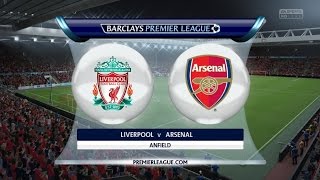 Liverpool FC vs Arsenal FC  13012016  Barclays Premier League  FIFA 16 [upl. by Lingwood]