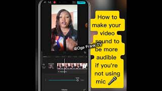 How to enhance your video sound to be more audible [upl. by Folly]