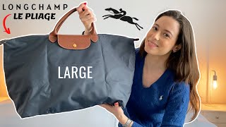 Longchamp Le Pliage Large Travel Bag Review  LOriginal  Wear and Tear  Best Overnight Bag [upl. by Miharba]