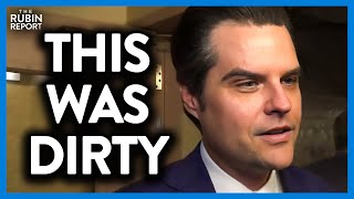 Reporter Goes Quiet After Matt Gaetz Exposes the Truth About Speaker Vote [upl. by Peppel965]