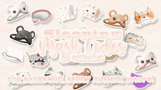 NEW SLEEPING MASK CODES for bloxburg amp berry avenue PT1 roblox aesthetic bloxburg berryavenue [upl. by Nytsirt298]