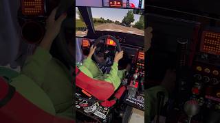 Dads little sim racing dinosaur 🦕 is “breaking the speed limit”😂🥰 gaming simracing [upl. by Nitsyrc]