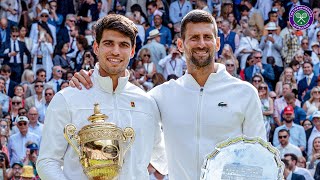 Gentlemens Singles Final Oncourt Presentation  In full  Alcaraz vs Djokovic  Wimbledon 2024 [upl. by Aprile]