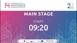 14 Mazovia Development Forum  Main Stage ENG FunduszeEuropejskiedlaMazowsza [upl. by Deedahs]