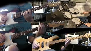 Kavinsky  NightCall Rock cover olympics guitar bass drums [upl. by Sheya]