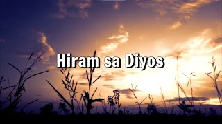 Hiram Sa Diyos SINO AKO  Karaoke Version [upl. by Katzman537]