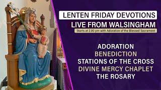 LIVE  Lenten Friday Devotions from Walsingham  16th February 2024 [upl. by Nedle]